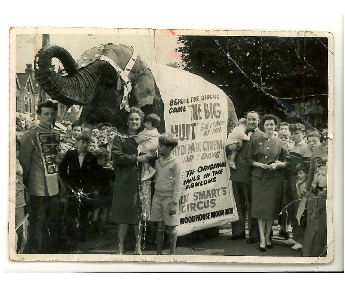 hyde park picture house elephant statue old cinema