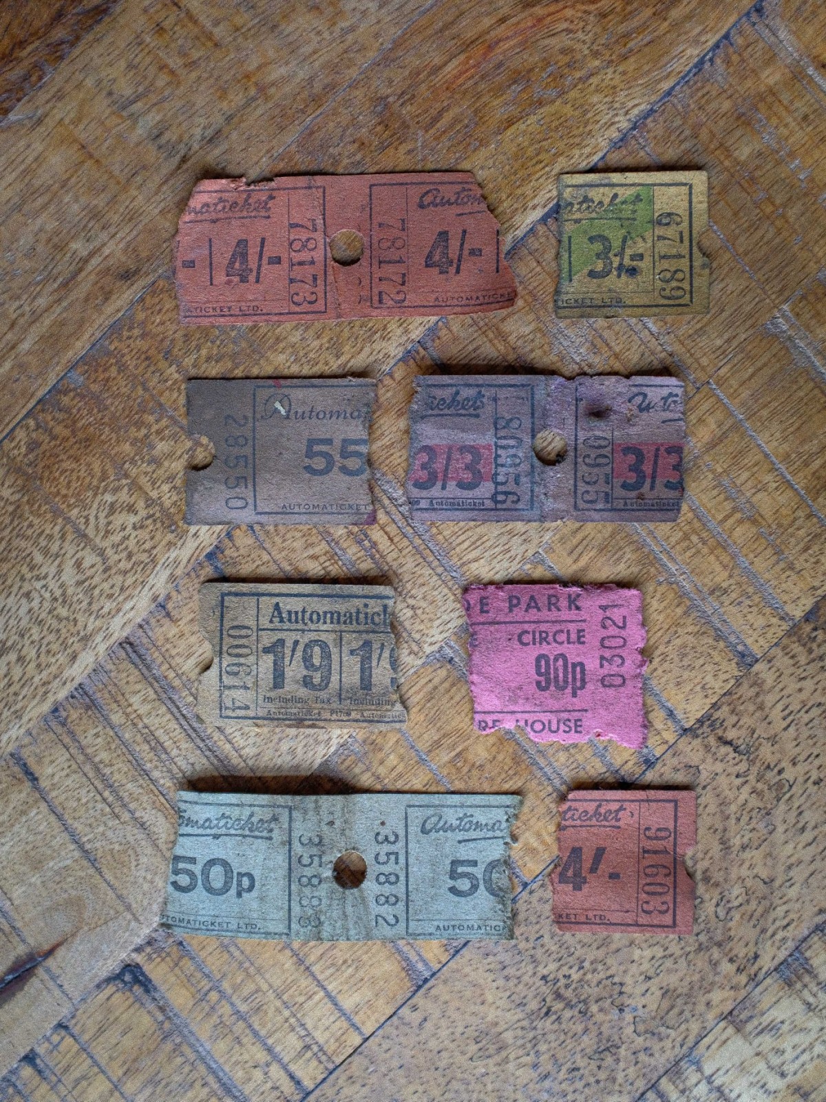 Hyde Park Picture House gaslit cinema ticket stubs