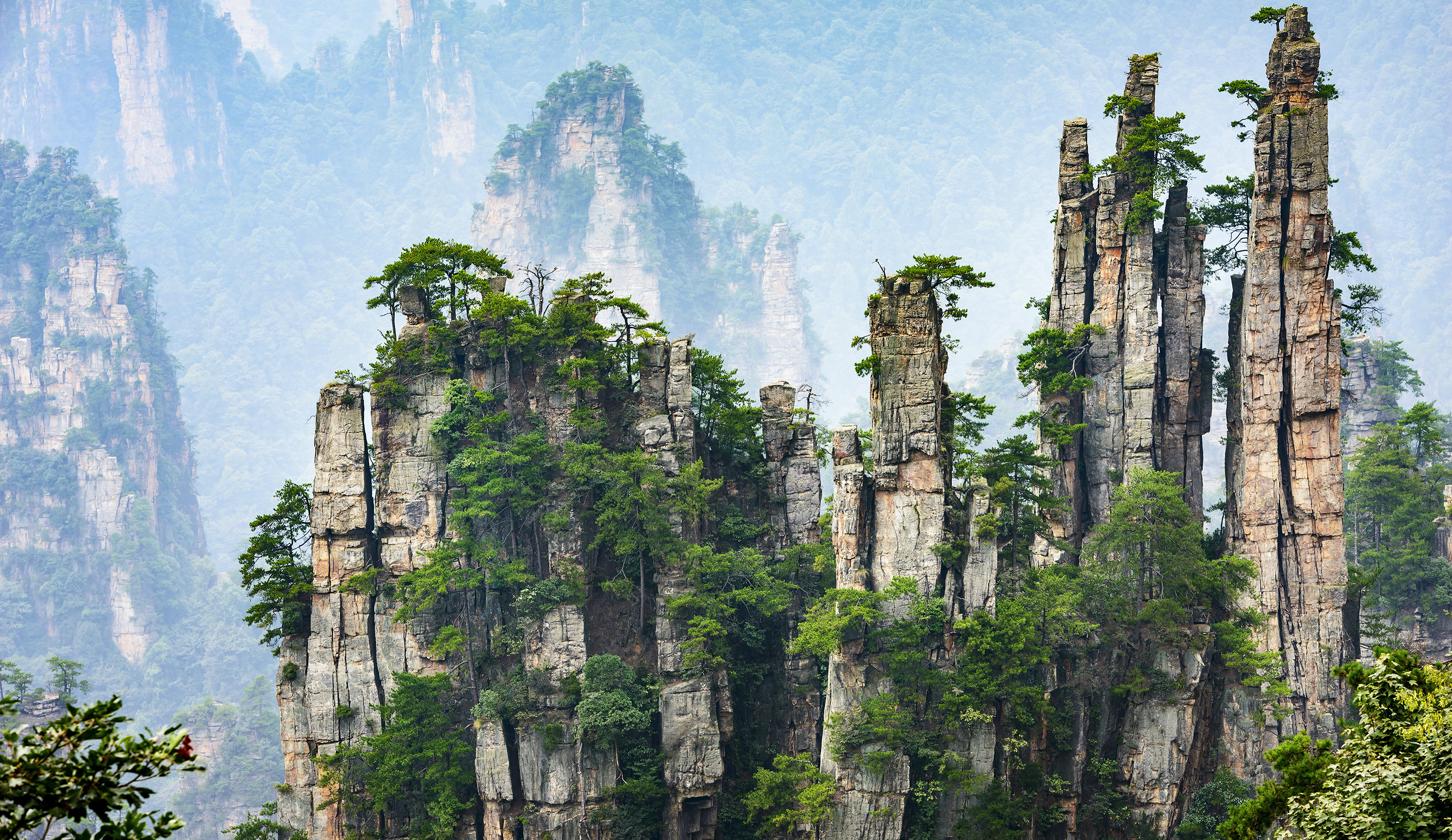 Zhangjiajie National Forest Park China 1280x720