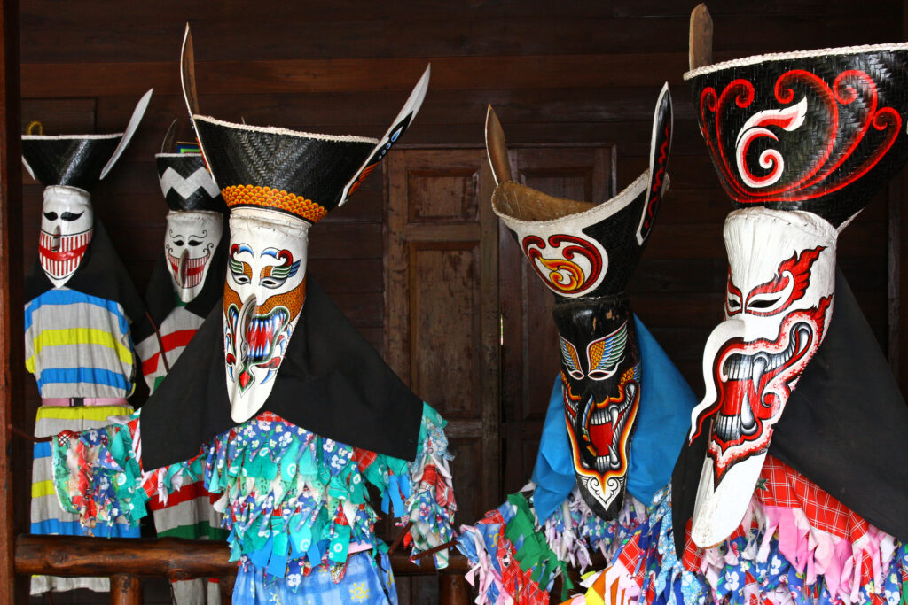 Phi ta khon festival ghost