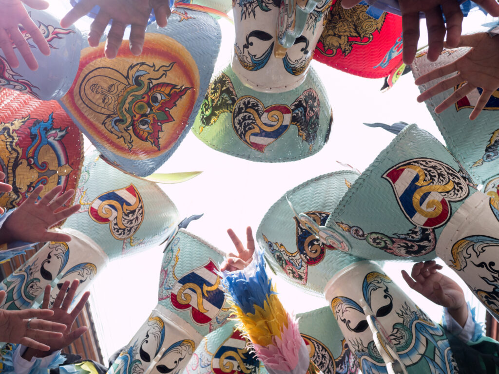 Phi ta khon festival ghost