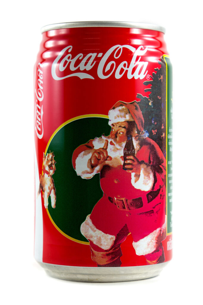 santa claus coke