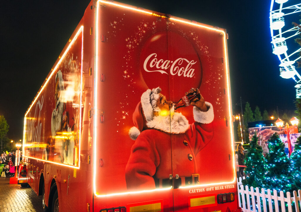 santa claus coke