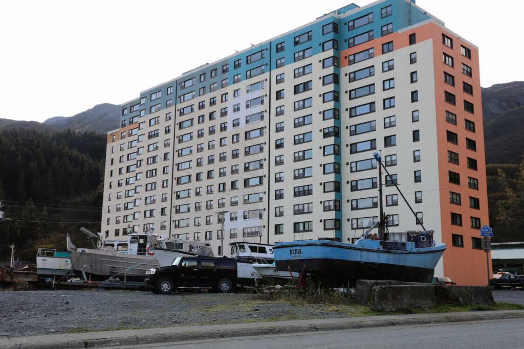 whittier alaska town that lives under one roof