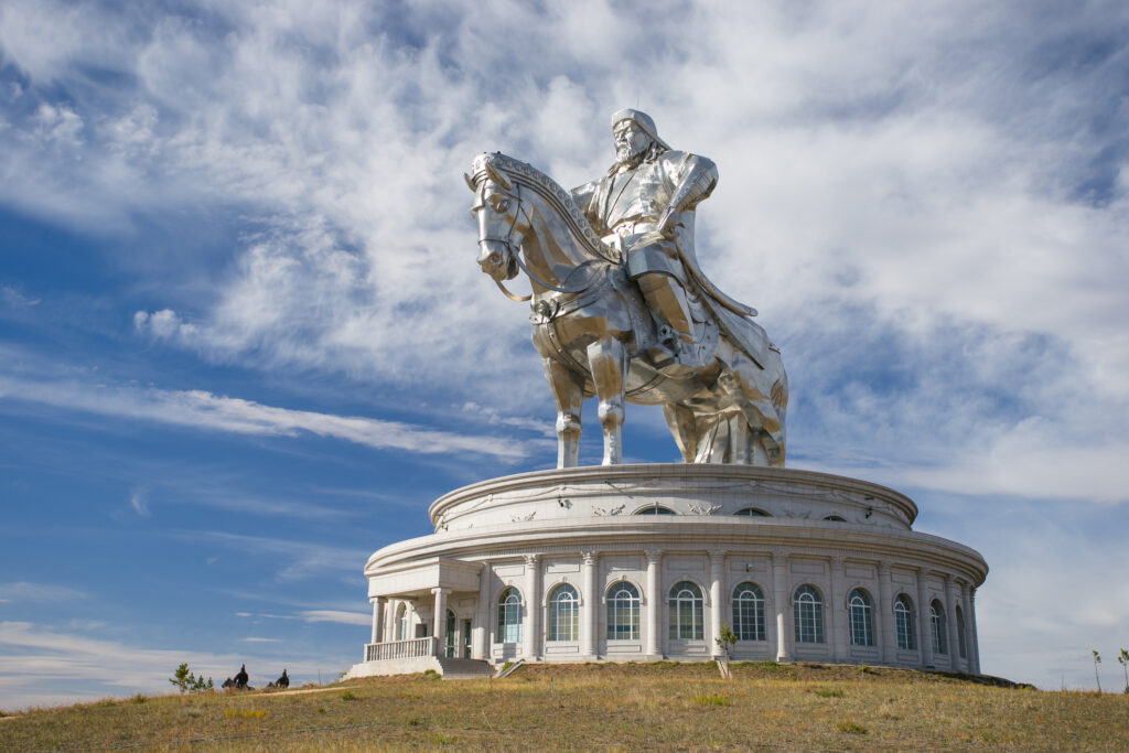 The world's largest statue of Genghis Khan Burkhan Khaldun genghis khan