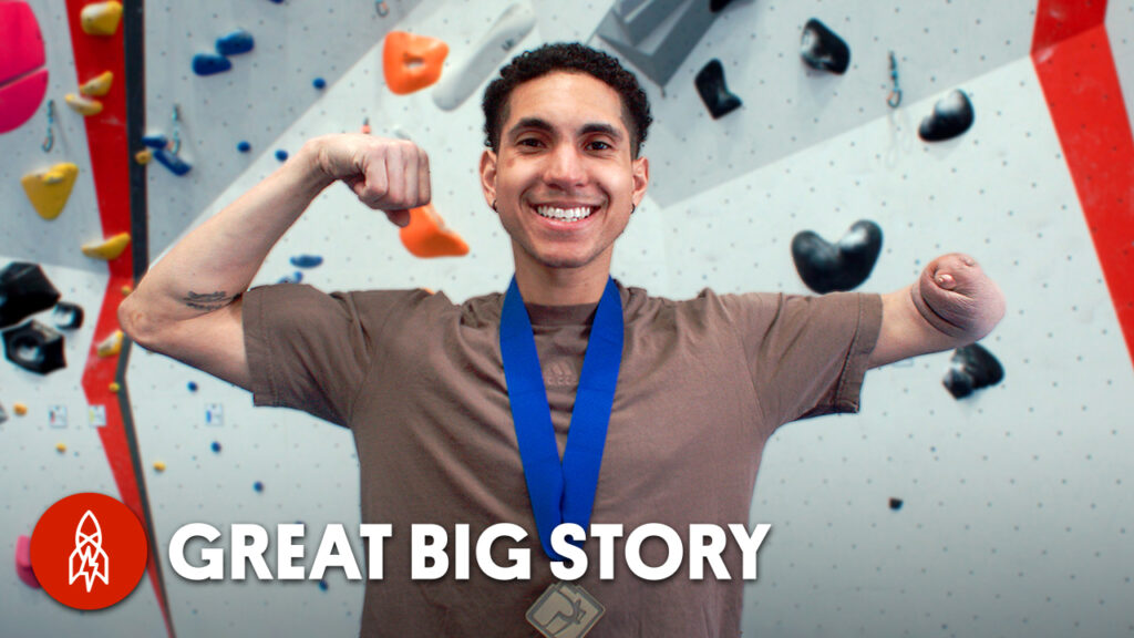 Meet the Climbing Champion With One Hand | Super Power
