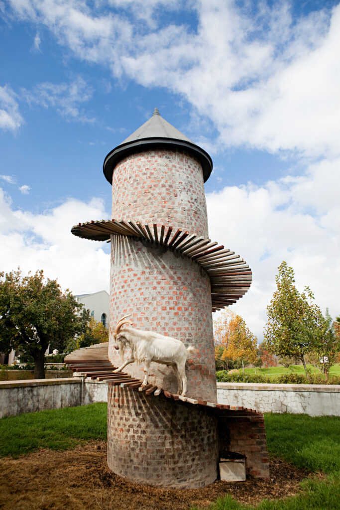 Goat tower, Fairview Wines Estate, Paarl, South Africa