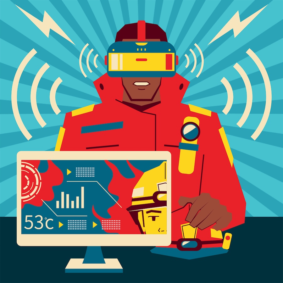 firefighter VR training